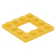 LEGO lapos elem keret 4×4, sárga (64799)